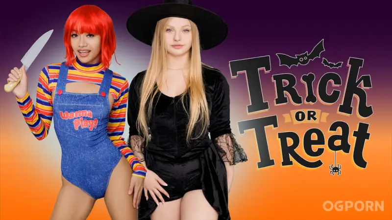 Trick Or Treat Threesome With Daddy