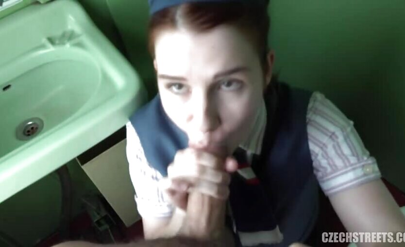 Czech Streets E146 Sex With A Conductor In The Toilet