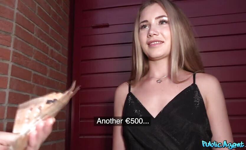Public Agent FULL SCENE Hot Blonde FINALLY Accepts My Offer