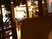 Public Stroking In Restaurant FULL Blowjob, Foot Fuck And Handjob From Waitress