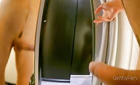DRESSING ROOM ADVENTURE: I Show My Naked Body For A Sexy Lady…she Can't Resist And Makes Me Cum