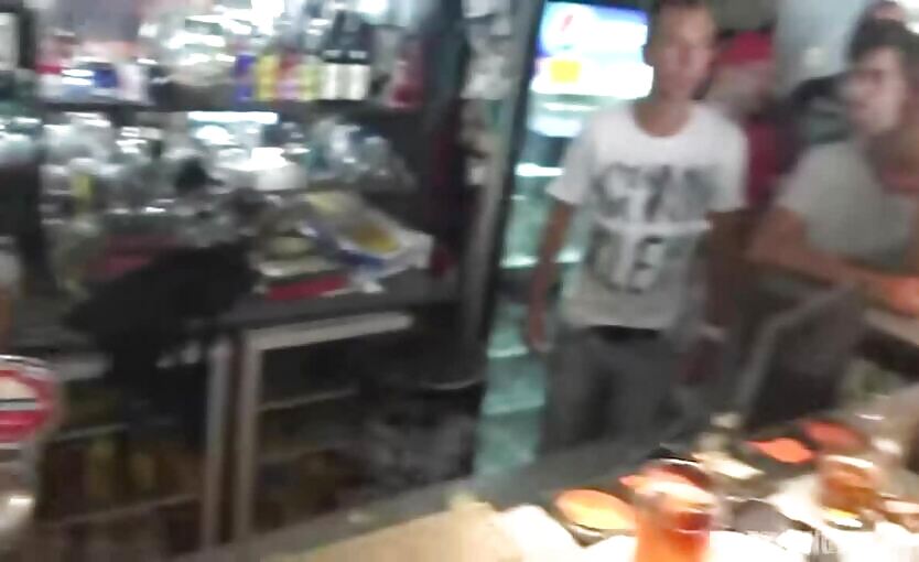 Czech Gangbang 19 A Bunch Of Guys And Two Czech Waitress Twins