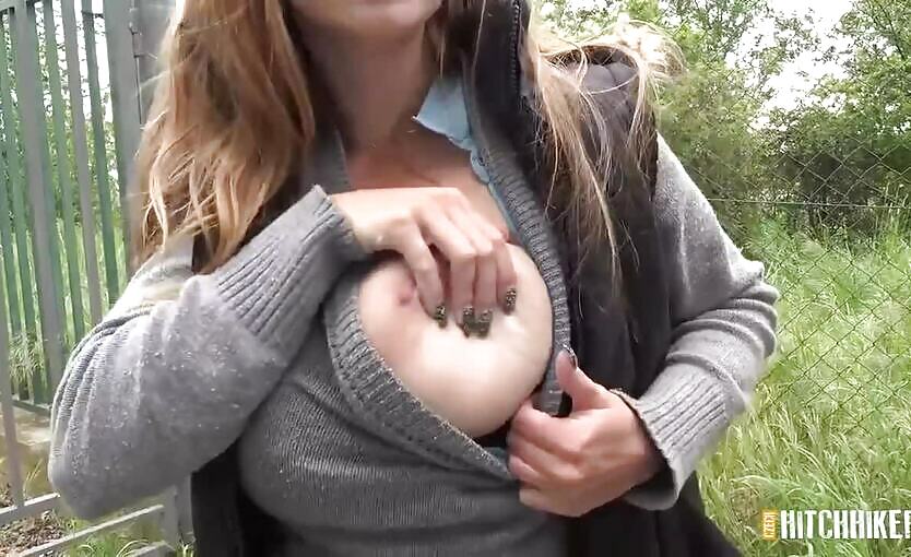 Czech HitchHikers Suzie Sun A Chance Wanker Wishes To Participate With Suzie