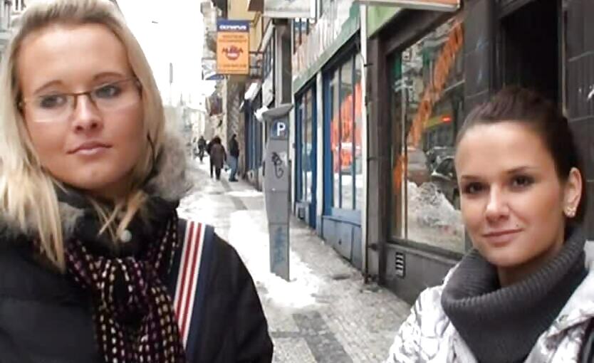 Czech Streets 33 Alena And Simona Czech Friends And Fuck Per Money