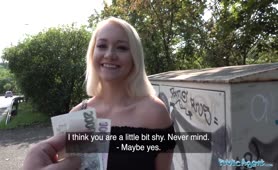 Public Agent Naive Czech Blonde Enjoys A Lot Of Fun Today