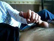 GF Handjob While Watching TV
