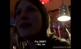 Czech Streets Awesome Fucking Ride With Hot Blonde Barmaid