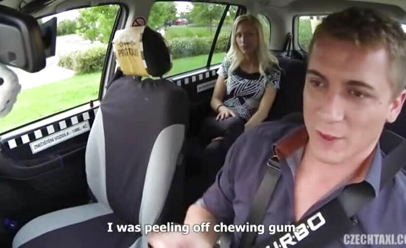 Czech Taxi 13 Blonde Masseuse Fucks Taxi Driver Hard