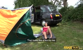Fake Taxi Horny Hot Black Haires Slut Gets Hardly Fucked On Garden