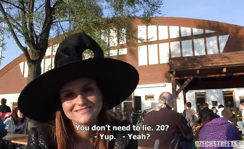 Czech Witch At Village Celebration Fucks For Money