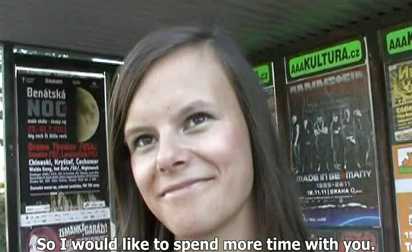 Free Drink For Czech Girl In Czech Streets