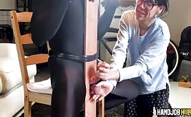 Nerdy Girl Loves To Punish Big Cocks