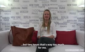 Czech Casting 3188 23 Years Old Lucie And Her First Porn