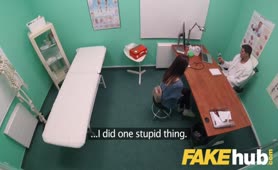 Fake Hospital Beautiful Young Brunette Loves Doctors Big Cock