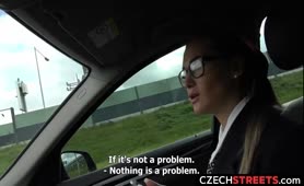 Czech Streets Beautiful Czech Stewardess Fucks For Money On Public Place