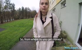 Public Agent Shy Russian Teen Fucked For Cash
