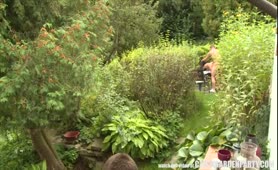 Czech Garden Party Group Sex In Small Czech Garden