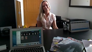 Czech Super Models 24 Years Old Tereza Arrives For Model Casting