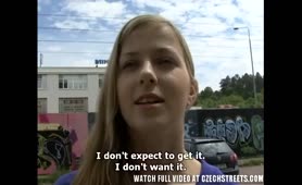 Czech Streets Blonde Teen Loves Money And Public Fucking