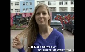 Czech Streets Blonde Teen Loves Money And Public Fucking