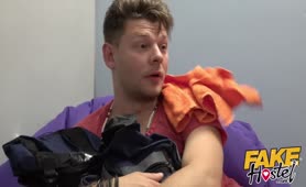 Fake Hostel Couple Is Fucking While Busty Blonde Sleeps