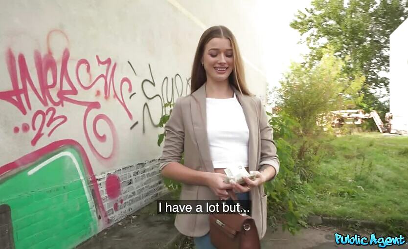 Crazy Cute College Girl Does Something She's Never Done Before