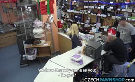 Czech Pawn Shop Busty Czech Amateur Earns Money For Sex