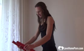 Hot Teen Strips Her Clothes And Masturbates