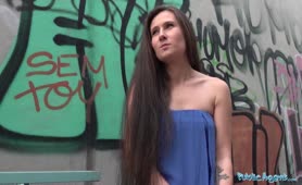 Public Agent Czech Brunette Is Really Horny