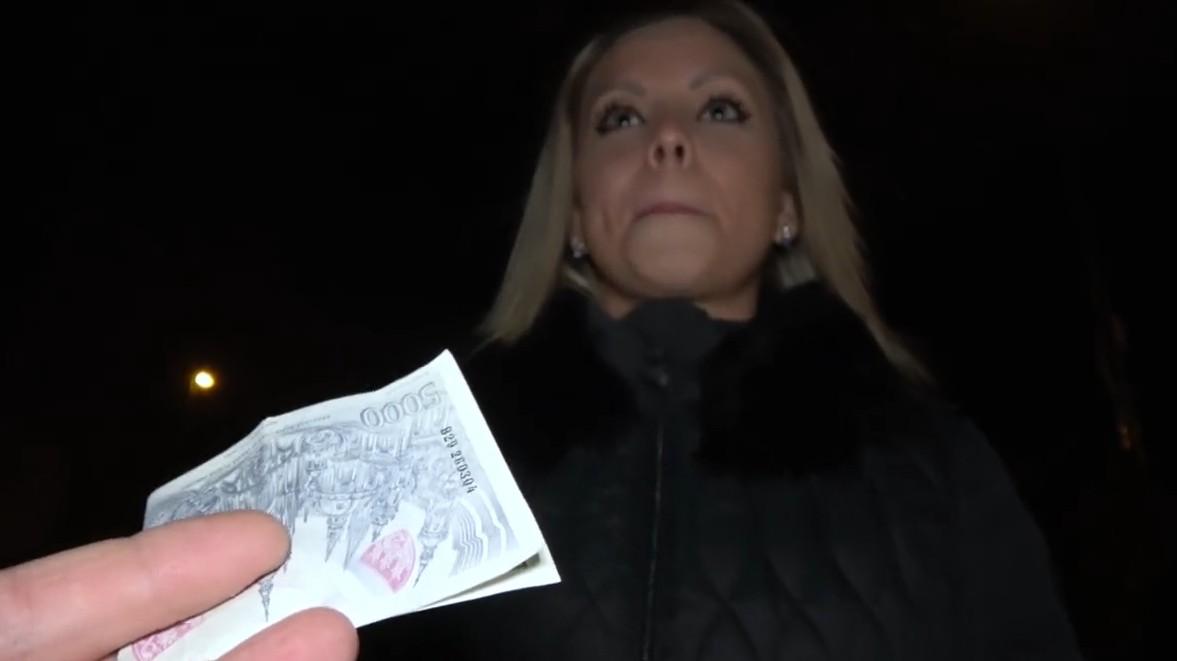 Public Agent Czech Blonde Takes Money For Sex