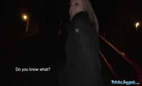 Public Agent Czech Blonde Takes Money For Sex
