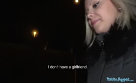 Public Agent Czech Blonde Takes Money For Sex