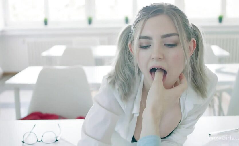 WowGirls Eva Elfie Seduction Of A Handsome Big Dick Teacher