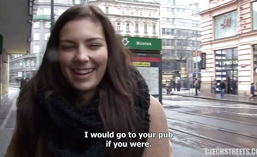 Czech Streets 81 Money Is Being Given To Girls In Prague