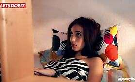 Horny Hostel Big Cock For Two Horny Teens In Hostel