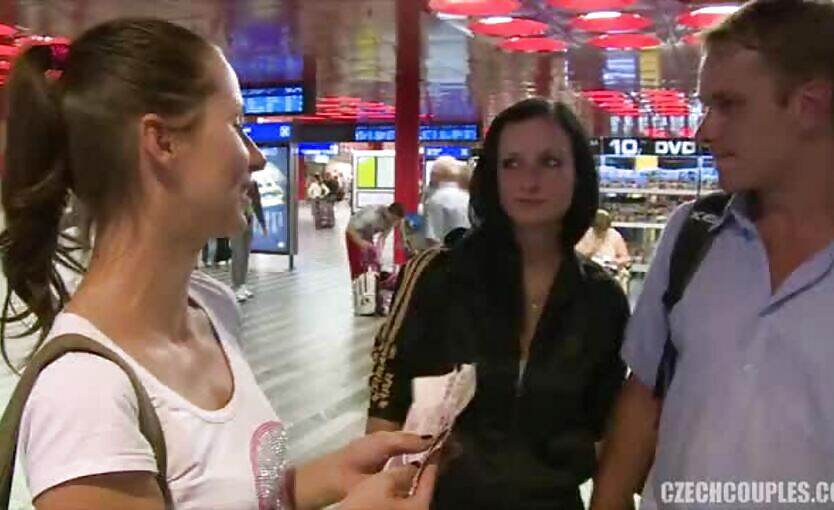 Czech Couples From Prague Metro
