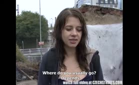 Czech Streets Czech Homeless Teen Babe Does Everything For Money