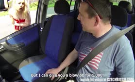 Czech Bitch Petite Czech Whore Is Fuckin In Car For Cash