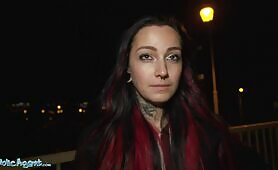 Public Agent Tattooed Babe Sharlotte Thorne In Hot Action