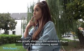 Public Agent Brunette Beauty Loves Sex And Money