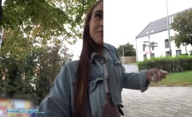 Public Agent Brunette Beauty Loves Sex And Money