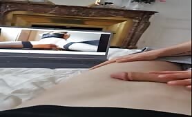 My Naughty Boyfriend Watches Porn As I Jer Off And Suck Him