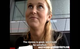 Czech Streets Long Haired Czech Milf Hardly Fucked For Money
