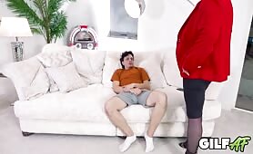 Mature GILF Claire Knight Punishes With Spank & Pussy Grind