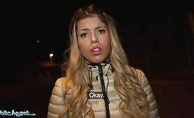 Public Agent Spanish Babe Macarena Lewis Takes Money For Sex Today