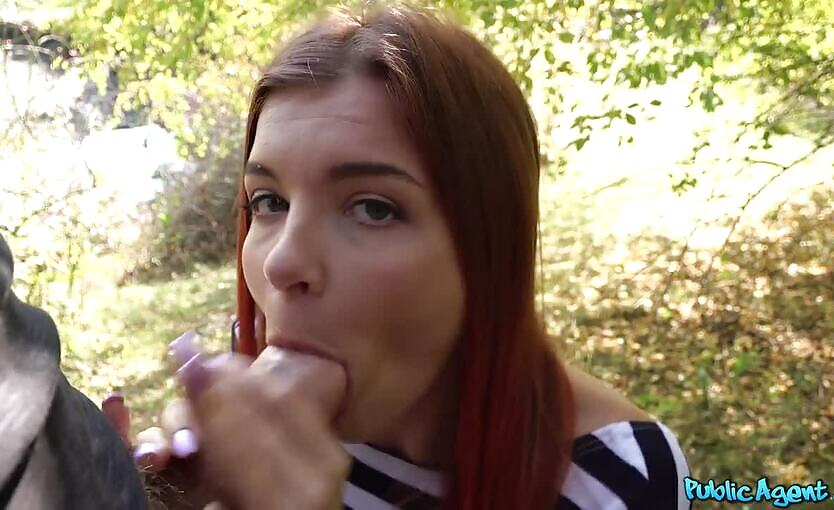 Public Agent Banging Body On This Redhead Babe Fucking Wow!