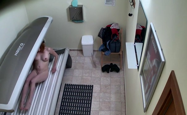 Czech Solarium Cute Czech Brunette Recorded On Camer