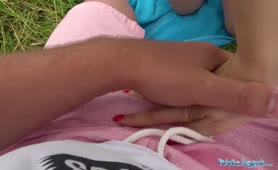 Public Agent Cute Spanish Teen Rides A Cock For Money