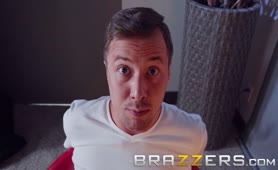 Brazzers Long Haire Milf With Big Tits Rides A Cock
