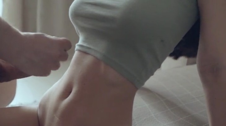 He Cums On Her Sport Body